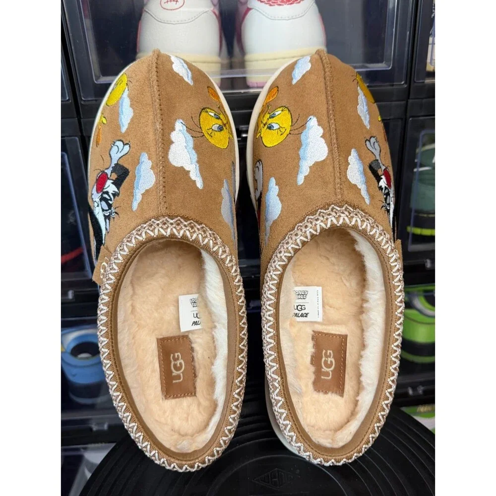 Palace x UGG Tasman Slipper Looney Tunes Size 10 Tasman